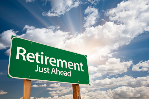 retirement sign